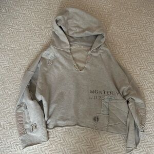 Free People Patchwork Hoodie